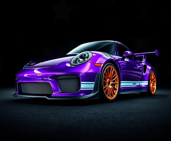 porsche 911 gt3rs purple