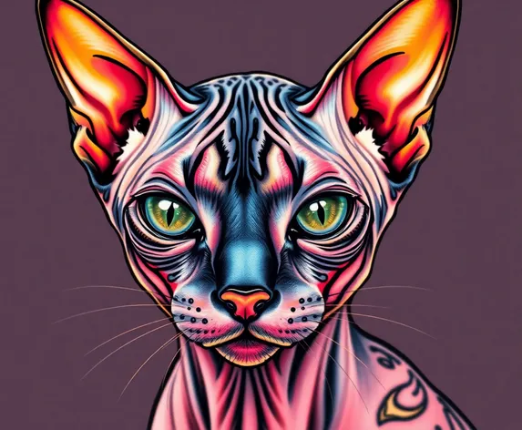 tattoo sphynx cat