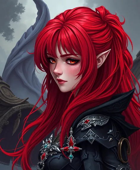 female red hair fantasy