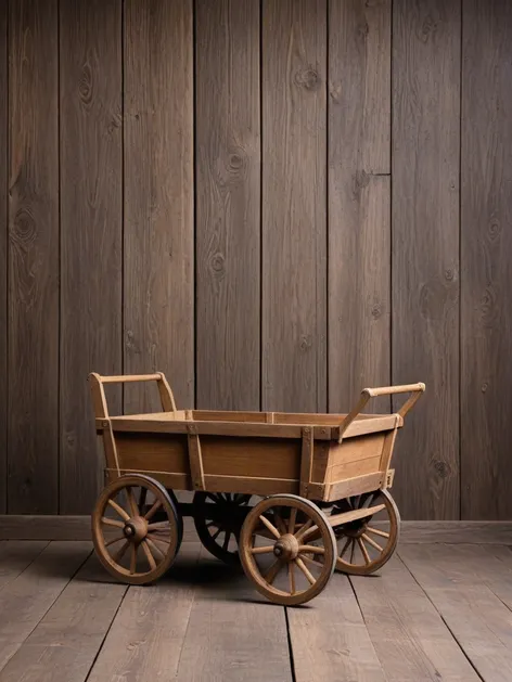 wooden cart