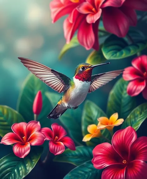 hummingbird flying