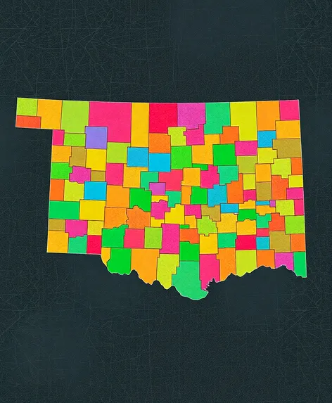 county map of oklahoma