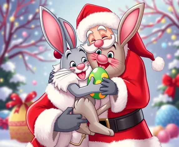 santa and the easter