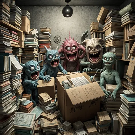 Box monsters, clutter creatures,