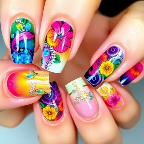 uñas acrílicas diseños