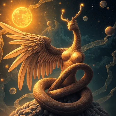 avian serpent goddess who