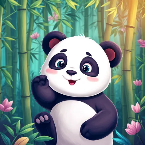 panda cartoon