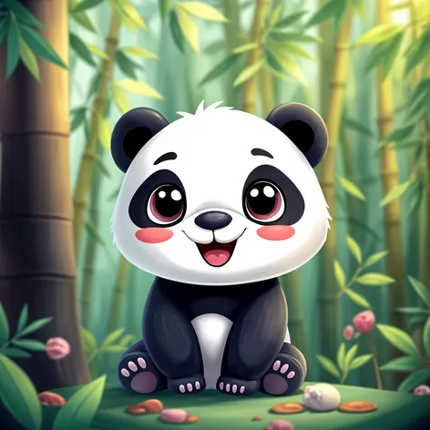 panda cartoon