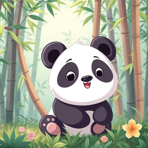 panda cartoon