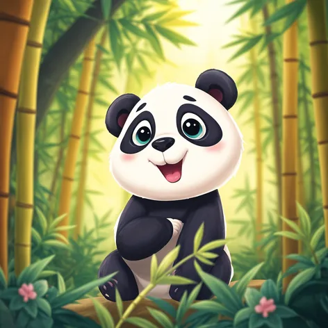 panda cartoon