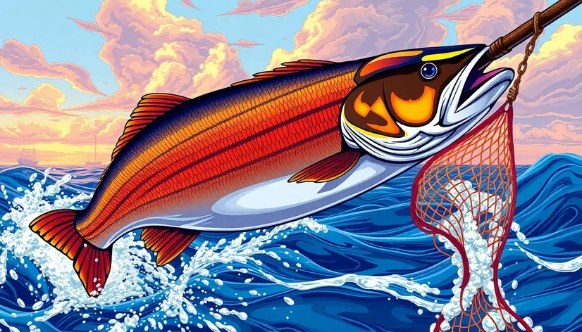 sport fishing illustration