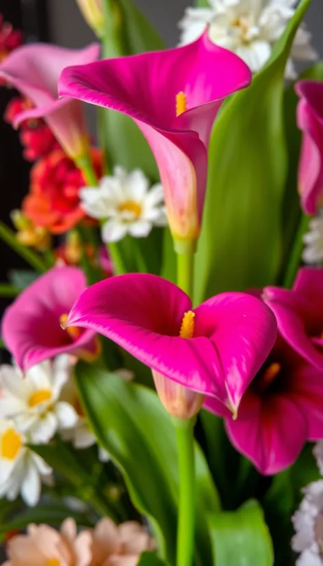 purple calla lily plant