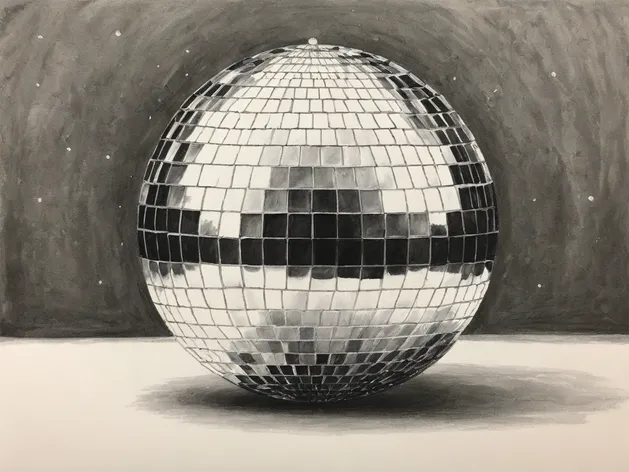 disco ball drawing