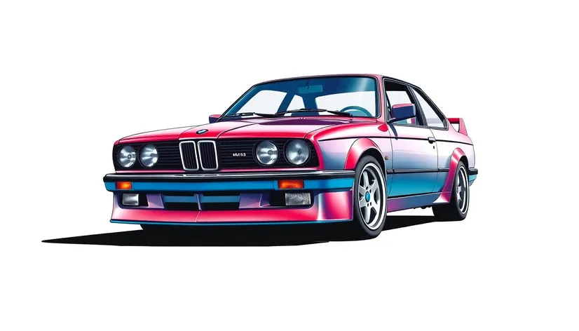 bmw m4 e30 drawing