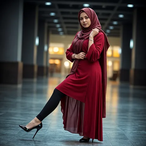 Mature Hijabi woman in