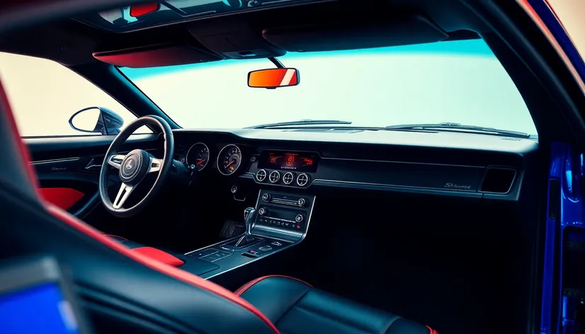 interior racing muscle car