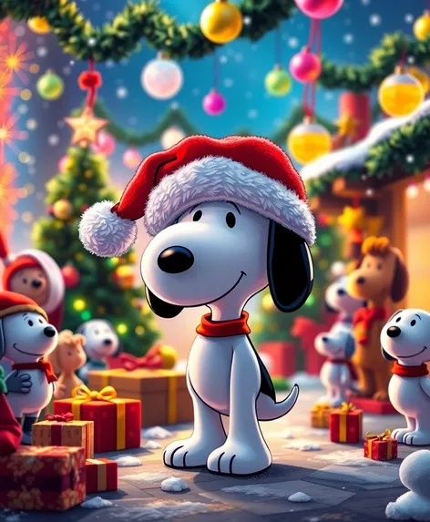 peanuts snoopy christmas pictures