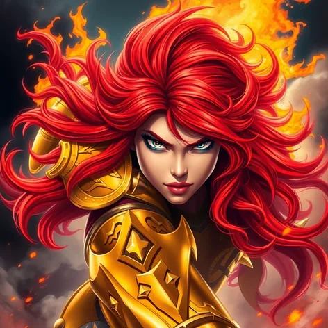 female fire goddess