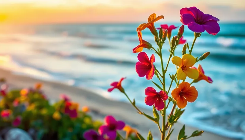 beach flowers