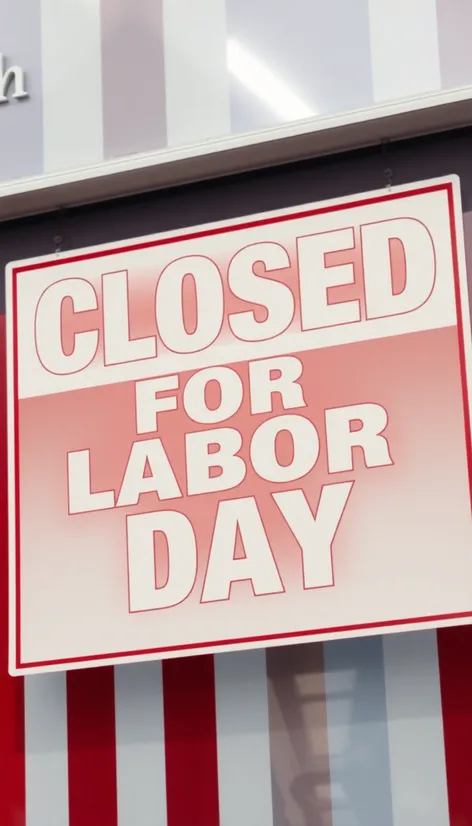 closed for labor day