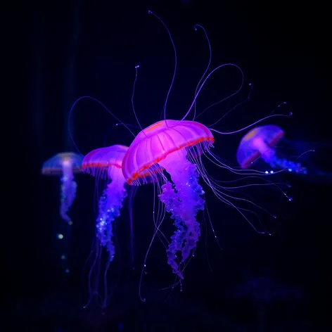 jellyfishing at night