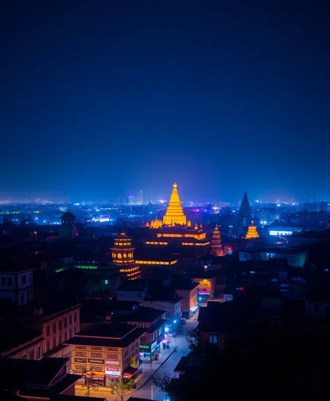 nepal background night kathmandu