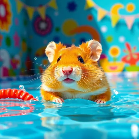 hamster swimming pool