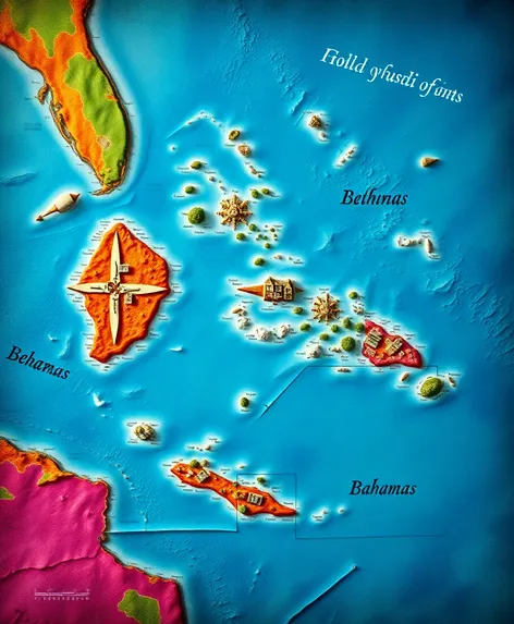 bahamas islands map