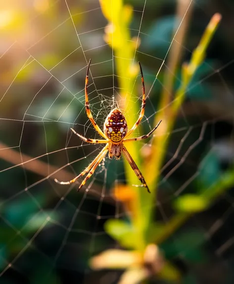 brown garden spider