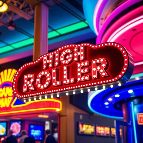 the high roller sign,