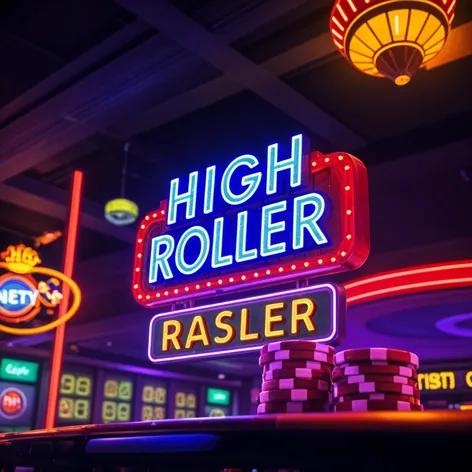 the high roller sign,