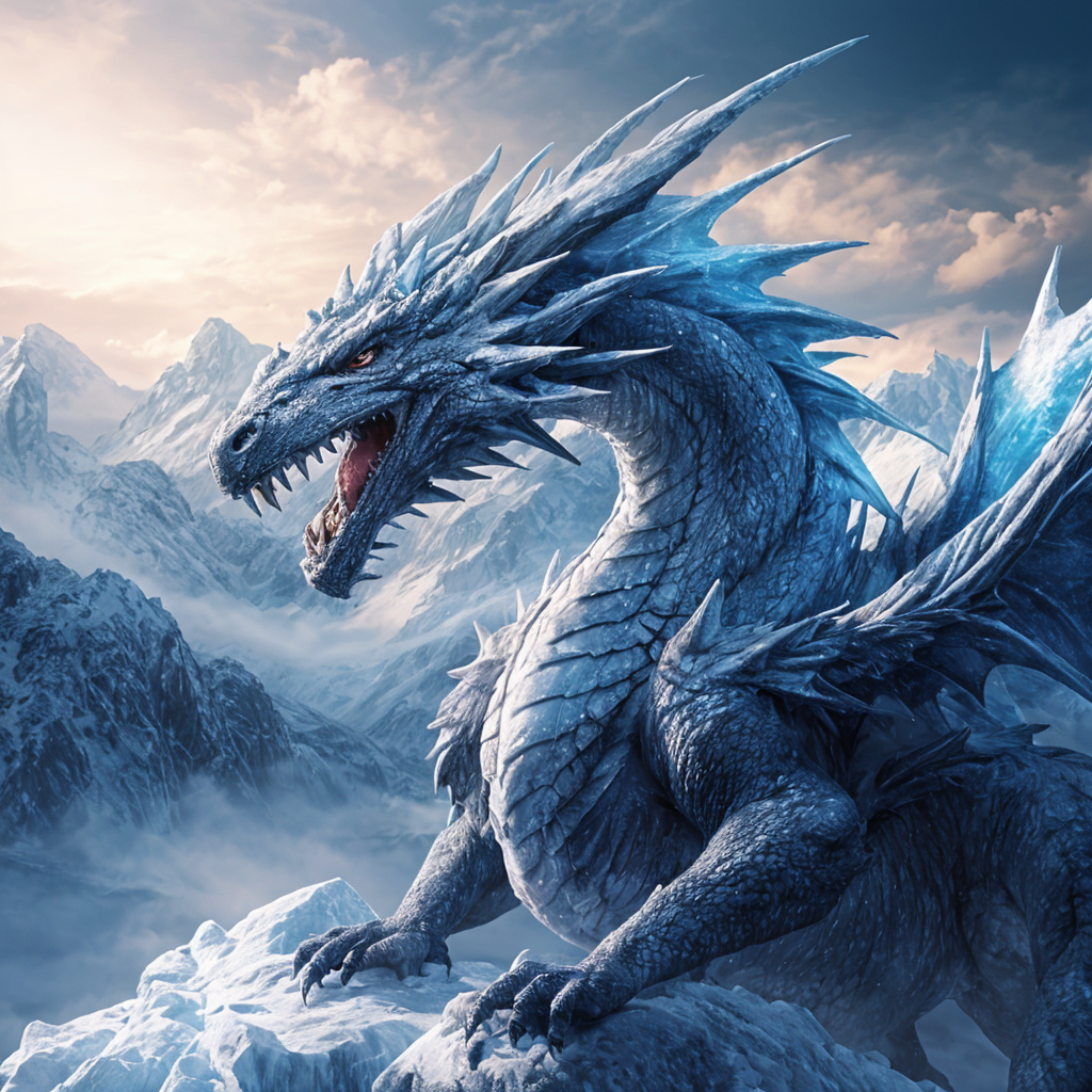 ice dragon archer Image – Free AI Generator | Makepix