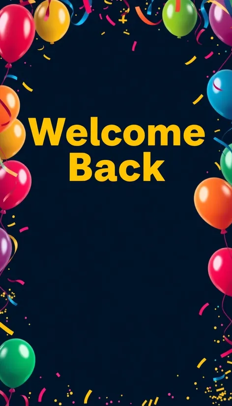 welcome back banner