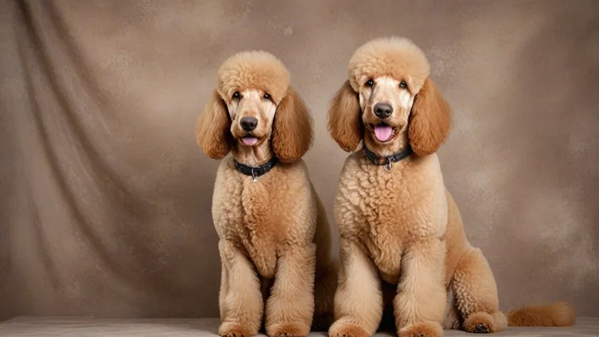 apricot standard poodle