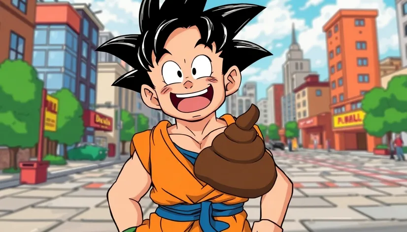 goku pooping