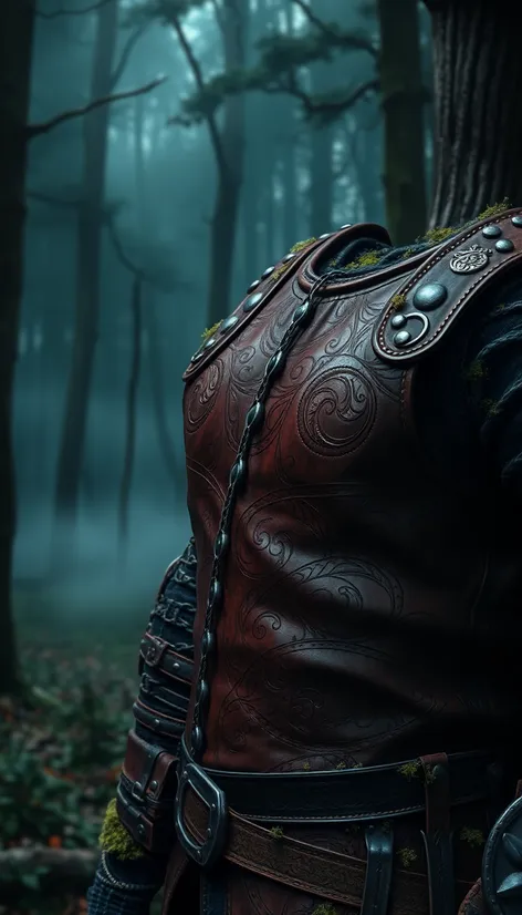 leather armour vest