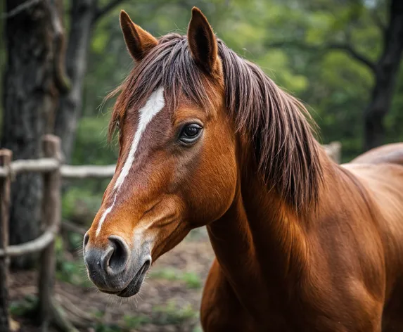 chestnut horse