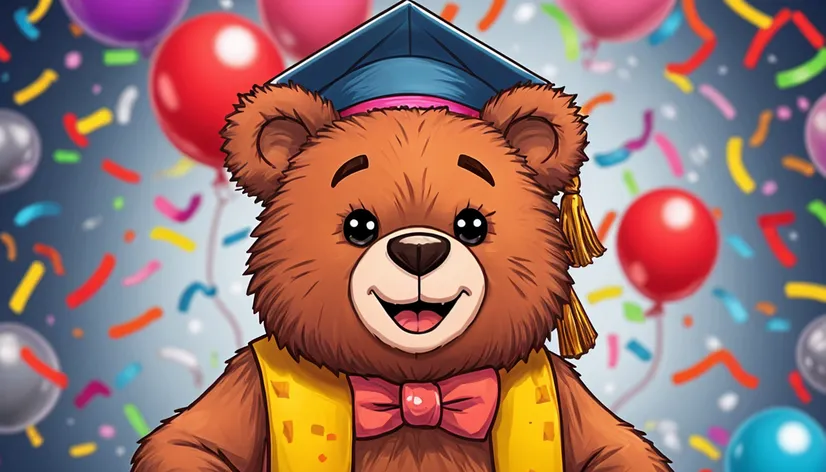 graduation bear