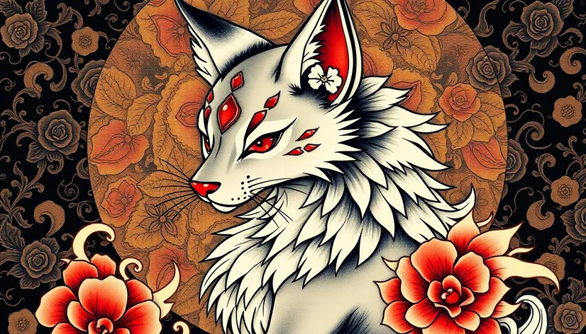 feminine kitsune tattoo