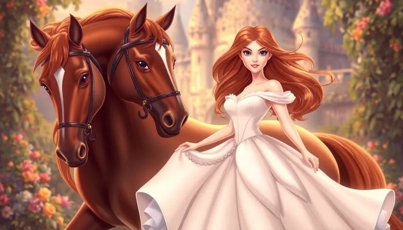 disney princess and horse