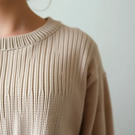 beige sweater