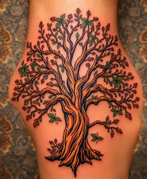 oak tree tattoo