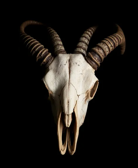 damascus goat skull