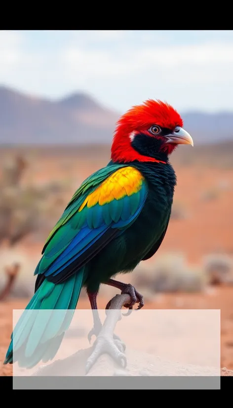 mexican red head bird