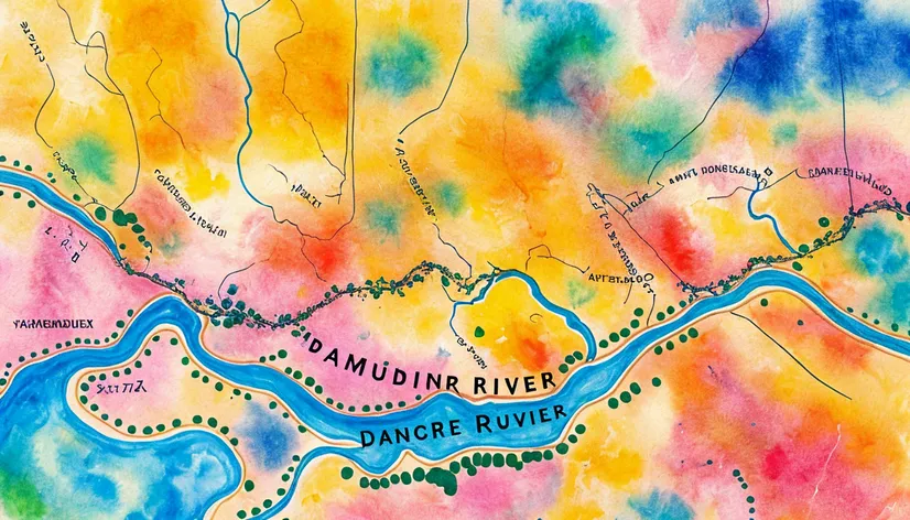 danube river map