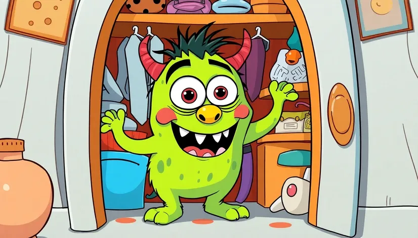 monster in a closet