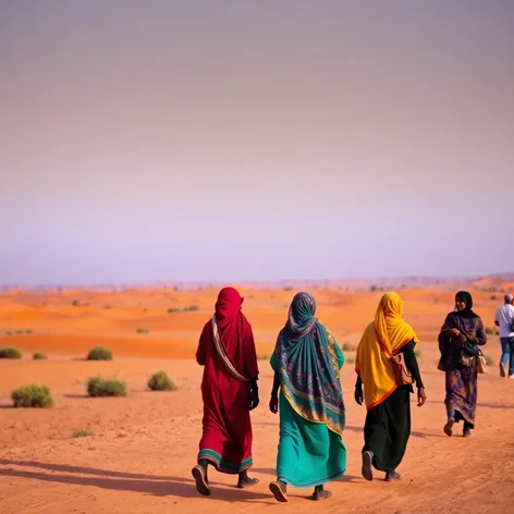 people walking in sudan