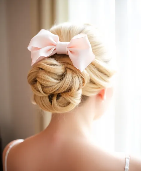 bow hairdo