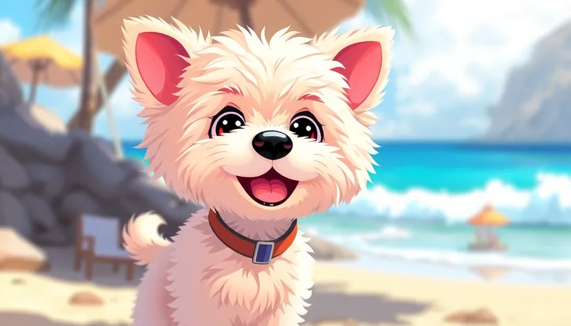 cartoon bichon