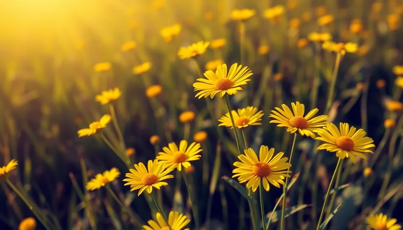 daisy blooms of